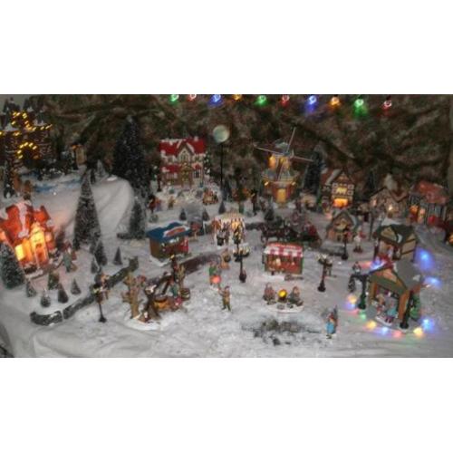Kerstdorp met van alles erop en aan