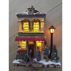 Kerstdorp met oa westertoren (typisch hollands) en meer