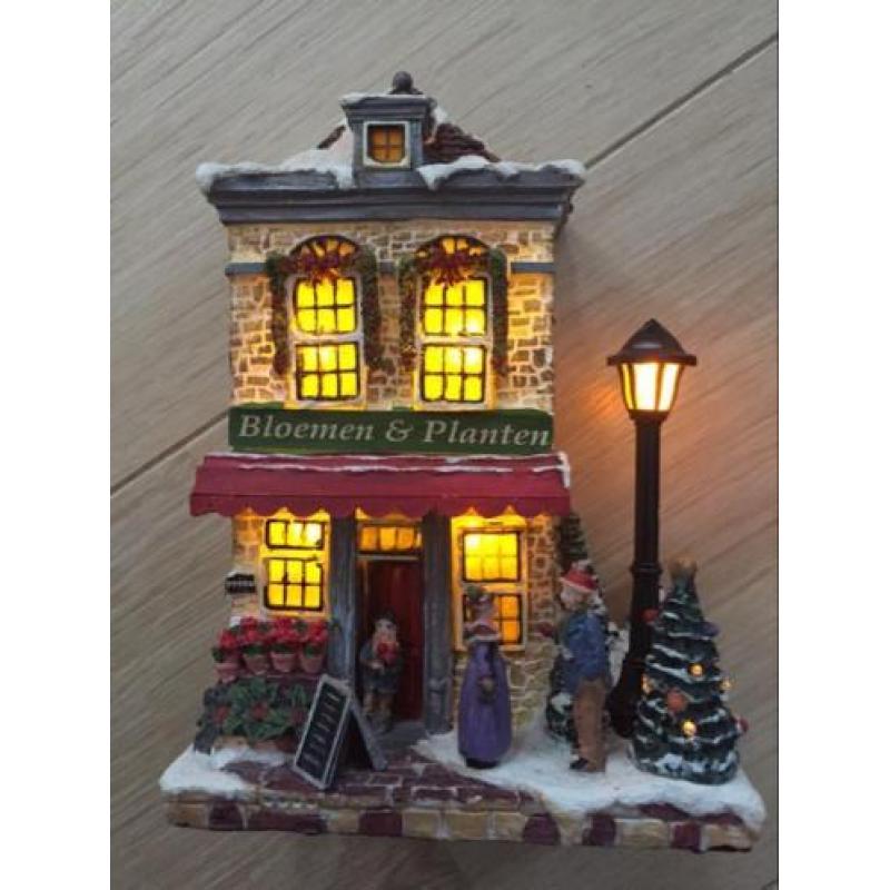 Kerstdorp met oa westertoren (typisch hollands) en meer