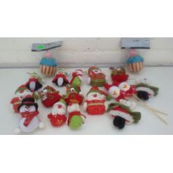 Kerstdecoratie van stof