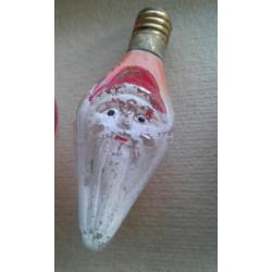 Antieke kerstlampjes 9 stuks