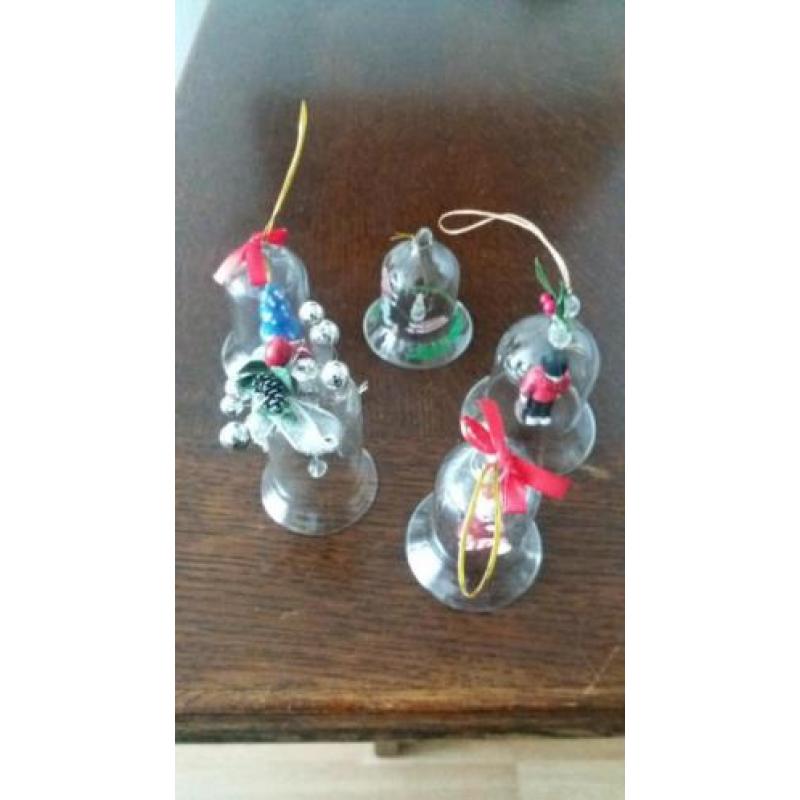 Mooie Glazen Kerstklokjes
