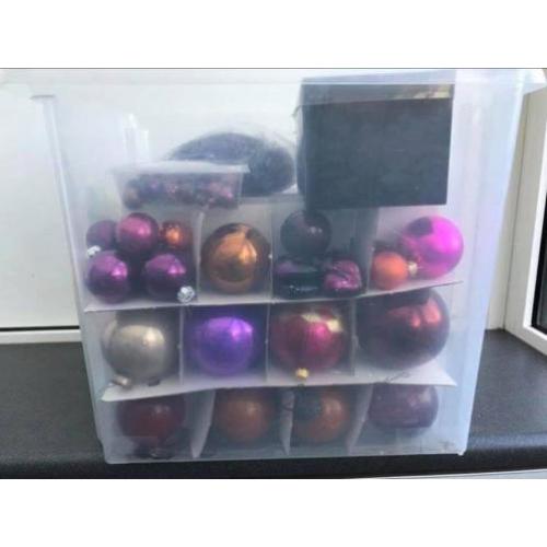 Kerstballen diverse mooie kleuren