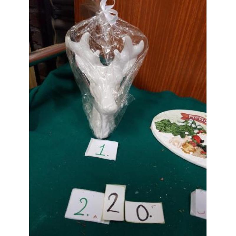Kerst decoratie zilverkleurig, diverse, zie foto's