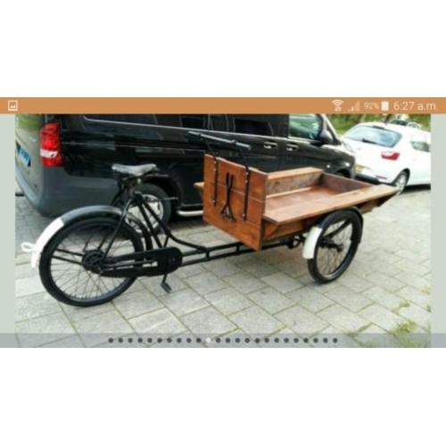 Antiek /Oldtimer bakfiets - PHOENIX - in zeer nette staat