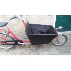 Bakfiets te koop voor 225& ideaal om je hond mee te nemen
