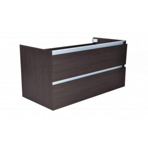 Vision losse onderkast+2 laden 100x47 houtnerf grijs