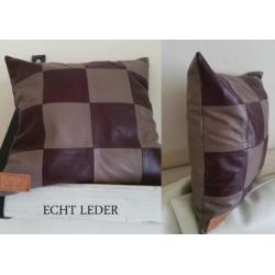 LEDEREN kussens en pu/skai