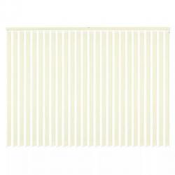 vidaXL Verticale jaloezie crème stof 180x250 cm