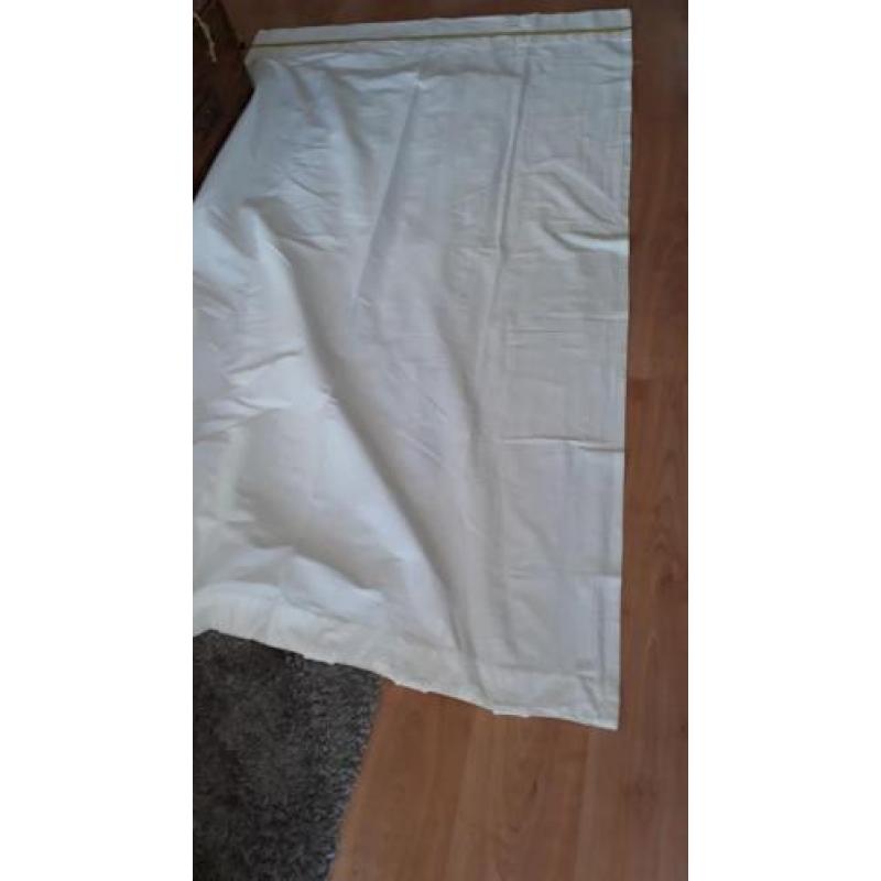 9 Witte katoenen gordijnen lus ikea