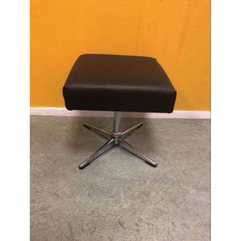 kruk poef vintage voetenbank