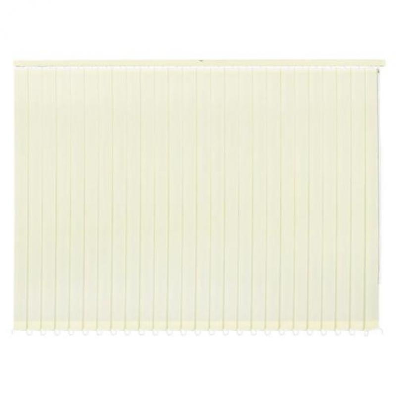 vidaXL Verticale jaloezie crème stof 180x250 cm
