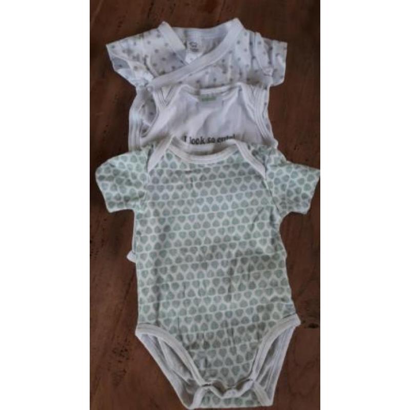 rompers, lange en korte mouwen maat 56