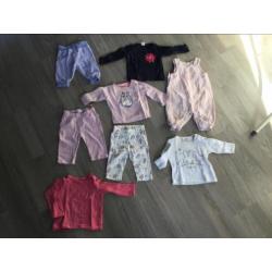Kledingpakket baby / meisje maat 50 en maat 56