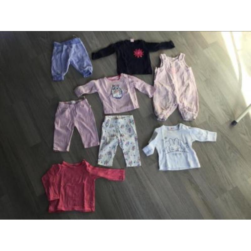 Kledingpakket baby / meisje maat 50 en maat 56