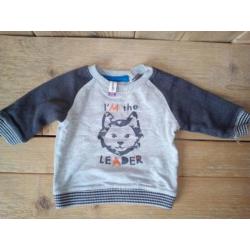 3delig setje Babyface:Longsleeve, trui, broek maat 50/56