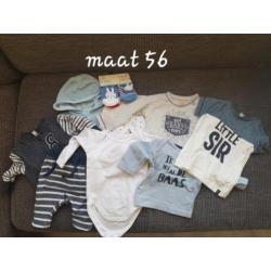 Jongens kleertjes van maat 50 t/m 74 En slaapzakken 70 en 80