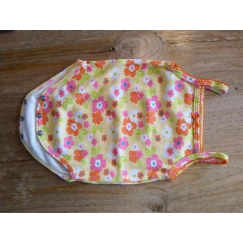 50/56 Set van 5 meisjesrompers zonder mouw. Hema en Prénatal
