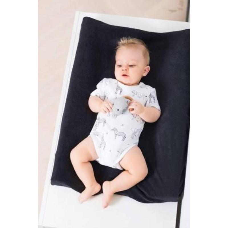 Jollein romper Safari black/white