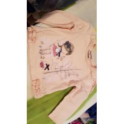 Pakket baby meisjes kleding 18 stuks. Maar 50/56 zgan