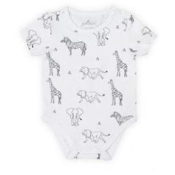 Jollein romper Safari black/white