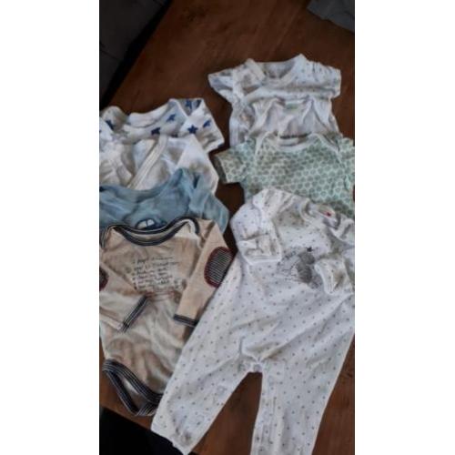rompers, lange en korte mouwen maat 56