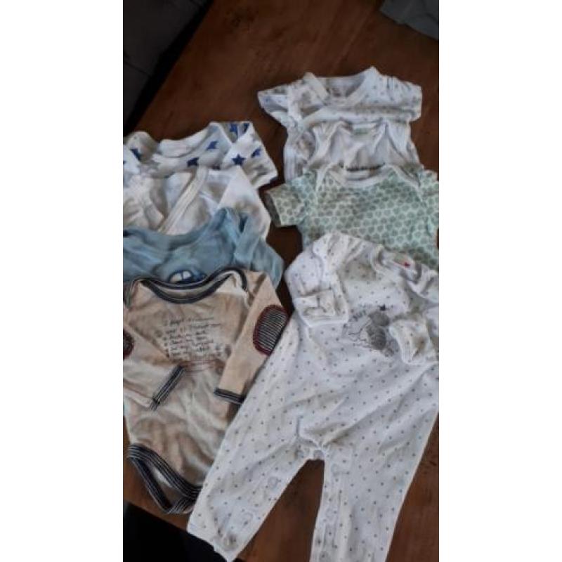 rompers, lange en korte mouwen maat 56