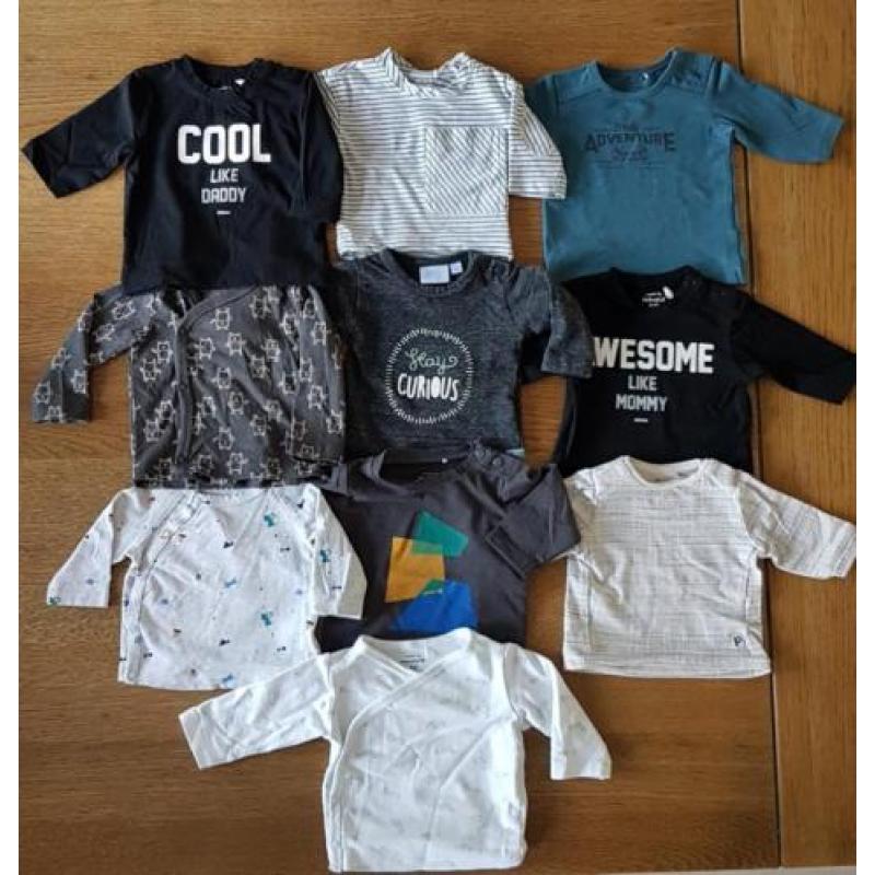 Kledingset (jongen) maat 50 Feetje/Sweet Petit/Prenatal/H&M