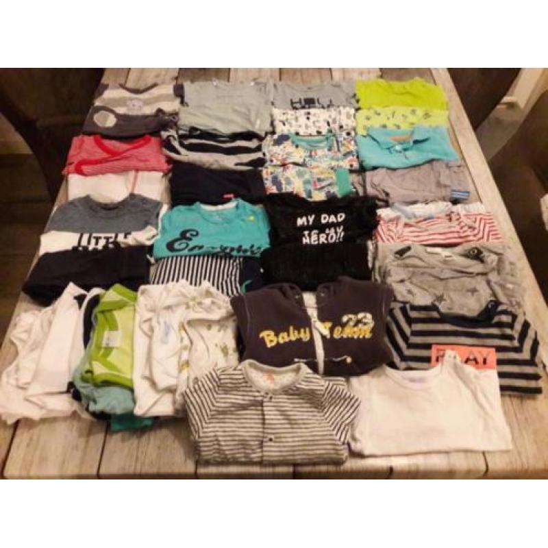 Groot pakket baby kleding jongen mt 50 - 56