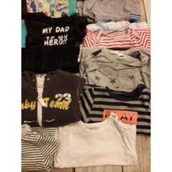 Groot pakket baby kleding jongen mt 50 - 56