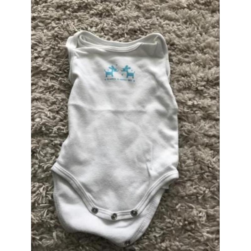 Vier witte rompers