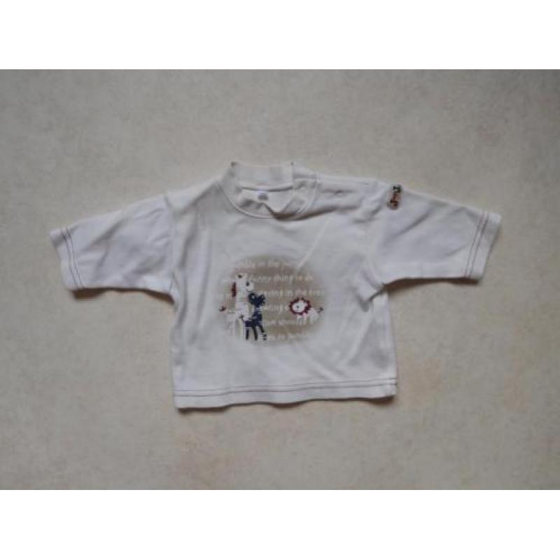 (C63) SALE! Longsleeve met leeuw, giraf en zebra
