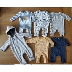Kledingset (jongen) maat 50 Feetje/Sweet Petit/Prenatal/H&M
