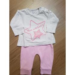 Roze setje maat 50