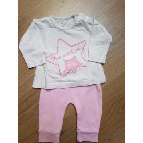 Roze setje maat 50