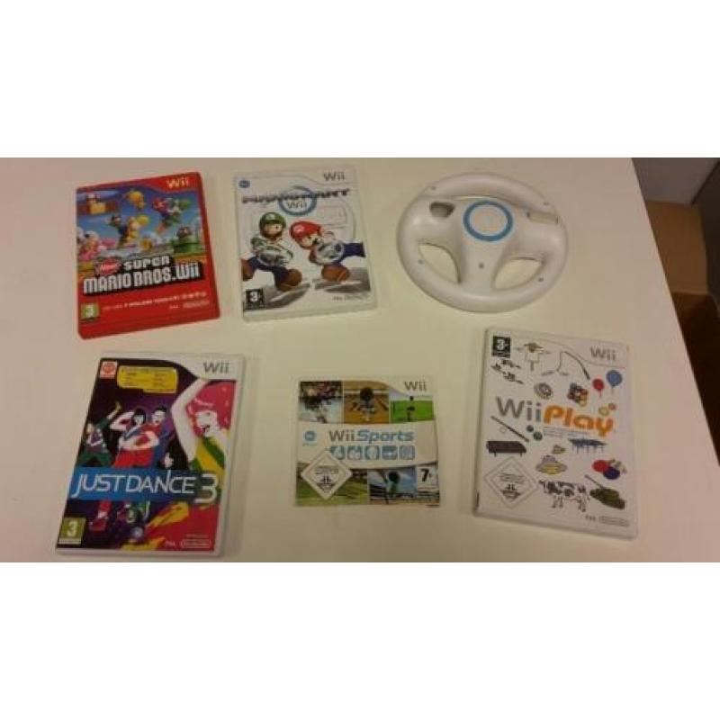 Ninetendo Wii inclusief accesoires